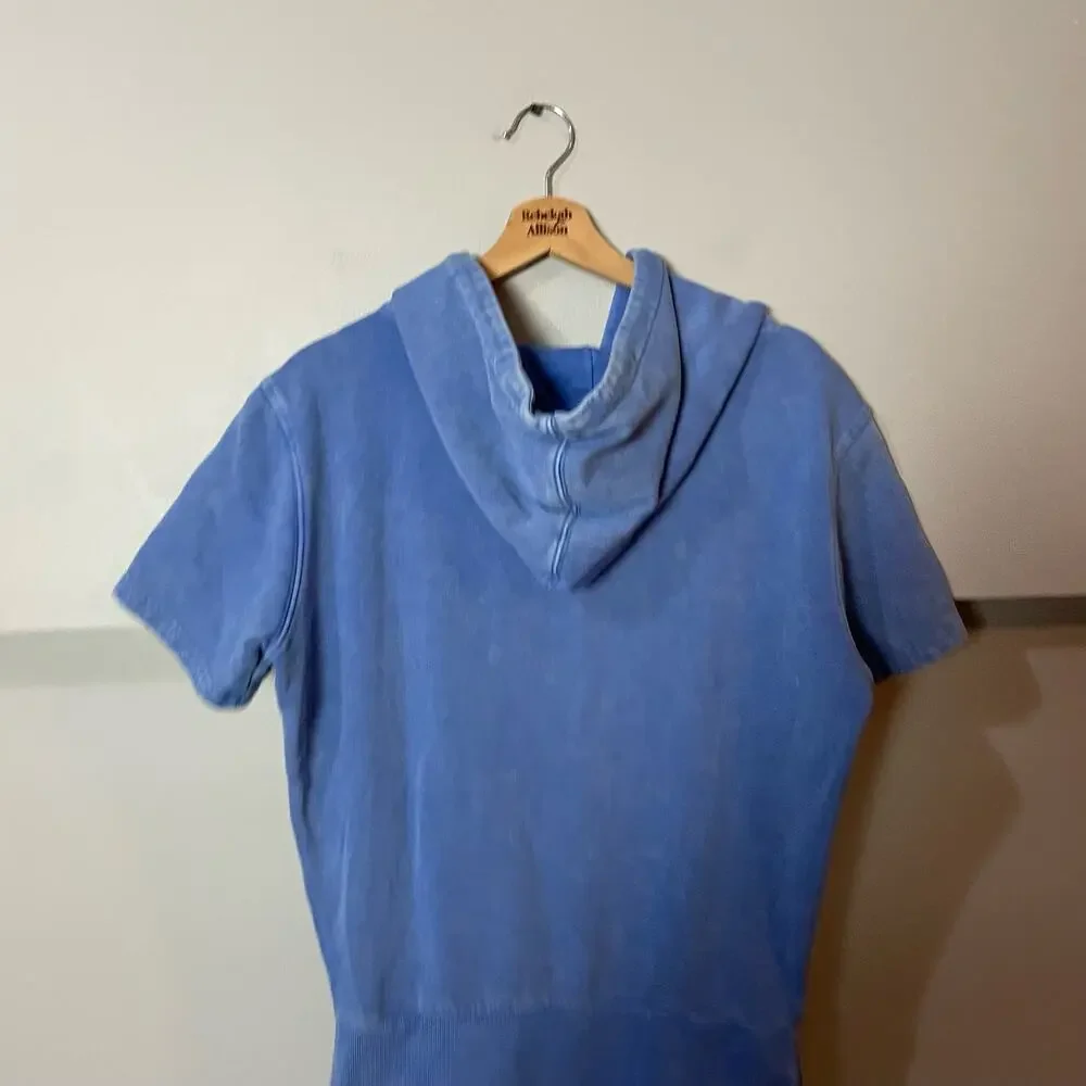 SER.O.YA Rory Dress in Marina Blue SZ Large Sweatshirt Blouson Dress EUC Street - Picture 13 of 13